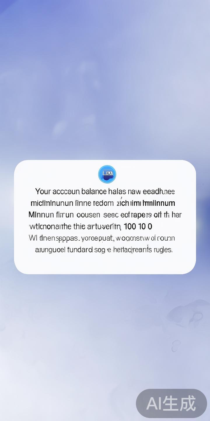 账户资金达到最低提现额度：每个平台都会设定最低提现