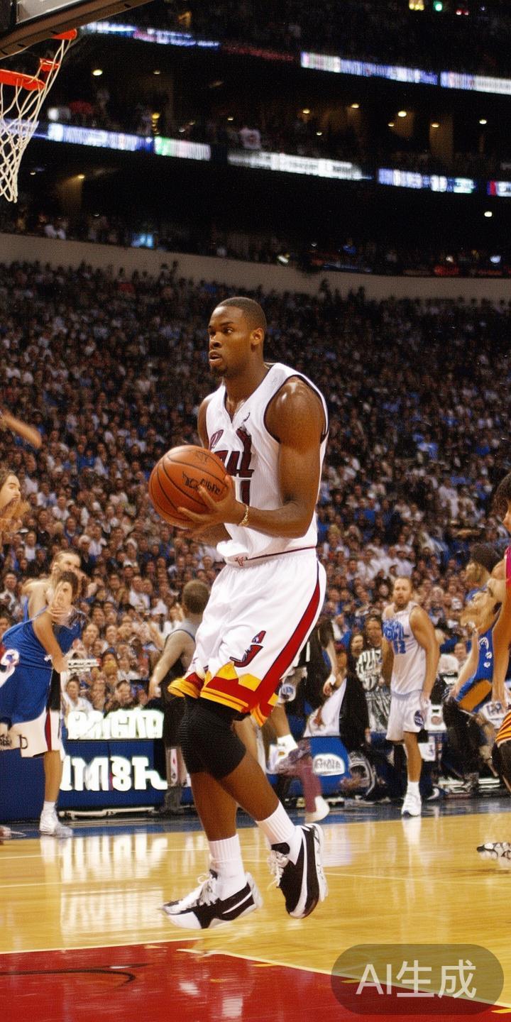 韦德的比赛技术全面，无论是突破、得分、组织还是防守